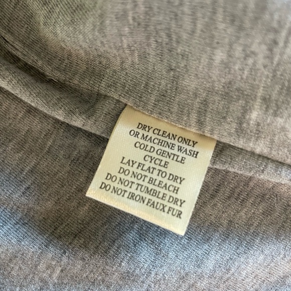 Dylan Melange Faux Fur Ivory Vest - Picture 8 of 10